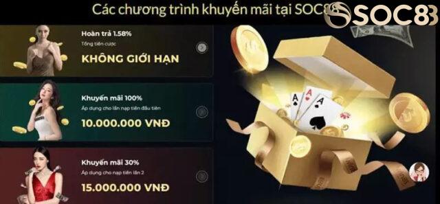 Khuyến Mãi SOC88